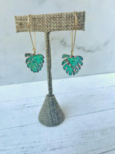 Load image into Gallery viewer, I See Through Your Weaponized Incompetence Now Do The Fucking Dishes Earrings - Verdigris
