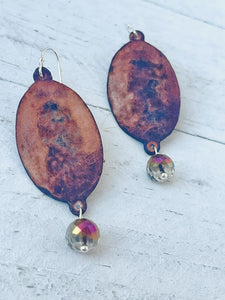 I'm Not Your Mother Earrings - Rust