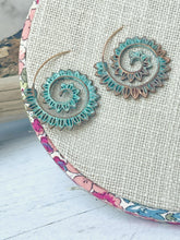 Load image into Gallery viewer, I’m Asking You To Do A Load Of Laundry Not Climb Everest Earrings - Verdigris
