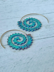 I’m Asking You To Do A Load Of Laundry Not Climb Everest Earrings - Verdigris