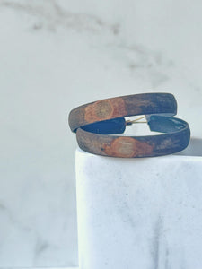 Rust Hoop Earrings