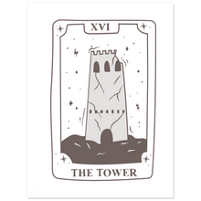 Load image into Gallery viewer, The Tower Tarot Card Kiss Cut Sticker
