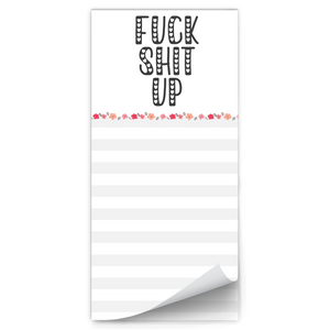 Fuck Shit Up Magnetic Notepad