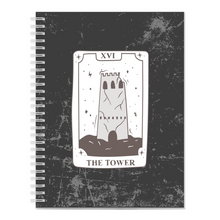 Load image into Gallery viewer, The Tower Tarot Card Notebook
