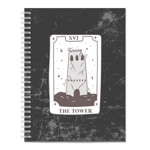 The Tower Tarot Card Notebook