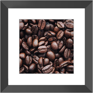 Coffee Beans Square Print
