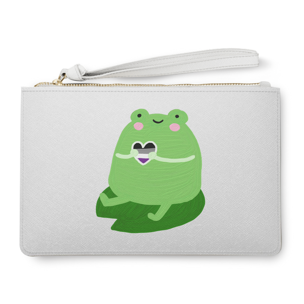 Frog Lurves You Clutch Bags - Asexual Love