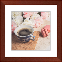 Load image into Gallery viewer, Coffee and Macarons Framed Prints

