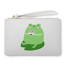 Load image into Gallery viewer, Frog Lurves You Clutch Bags - Genderqueer Love
