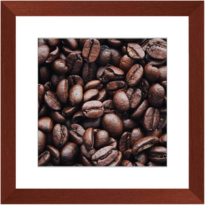 Coffee Beans Square Print