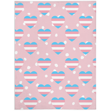 Load image into Gallery viewer, Transgender Pride Minky Blankets
