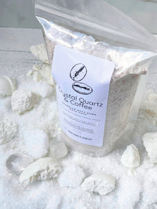 Crystal Quartz & Coffee Crumbled Bath Bomb Bath Soak