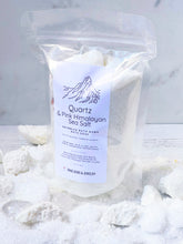 Load image into Gallery viewer, Quartz &amp; Pink Himalayan Sea Salt Crumbled Bath Bomb Bath Soak
