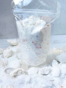Quartz & Pink Himalayan Sea Salt Crumbled Bath Bomb Bath Soak