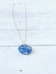 Sodalite & Pearl Necklace