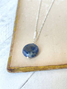 Sodalite & Pearl Necklace
