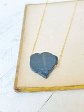 Load image into Gallery viewer, Obsidian Slab Necklace
