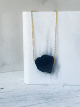 Load image into Gallery viewer, Obsidian Slab Necklace
