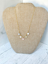 Load image into Gallery viewer, Faceted Morganite Chandelier Necklace
