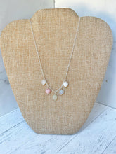 Load image into Gallery viewer, Faceted Morganite Chandelier Necklace
