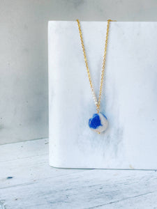 Sodalite & Pearl Necklace