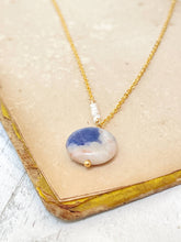 Load image into Gallery viewer, Sodalite &amp; Pearl Necklace
