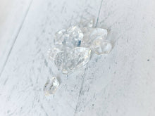 Load image into Gallery viewer, April Birthstone Organic Soy Wax Candle with Natural Herkimer Diamond
