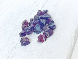 January Birthstone Organic Soy Wax Candle with Natural Garnet