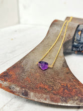 Load image into Gallery viewer, Birthstone Necklace - February - Amethyst
