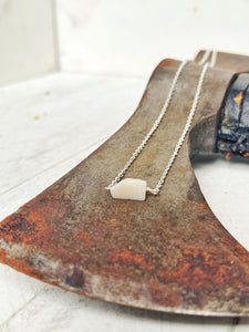 Birthstone Necklace - October - Opal