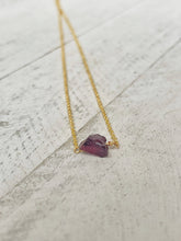 Load image into Gallery viewer, Birthstone Necklace - January - Garnet

