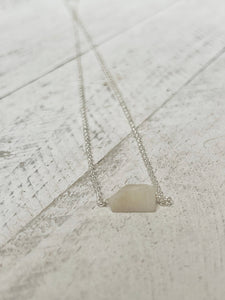 Birthstone Necklace - October - Opal