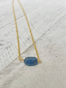 Birthstone Necklace - September - Sapphire