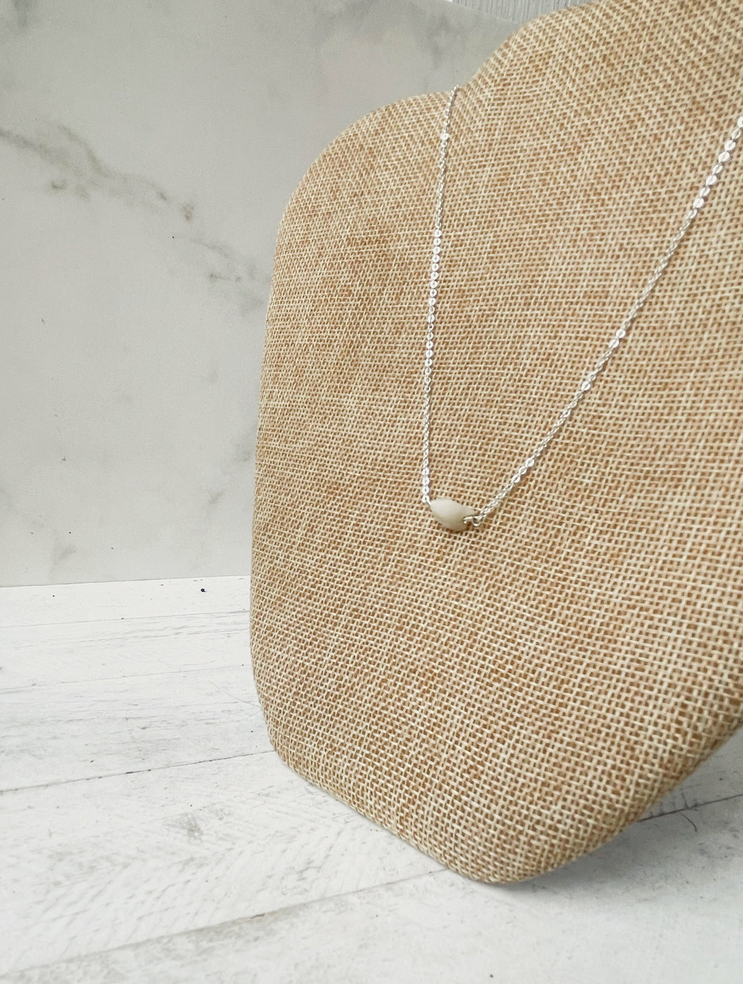 Birthstone Necklace - October - Opal