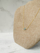 Load image into Gallery viewer, Birthstone Necklace - March - Aquamarine
