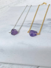 Load image into Gallery viewer, Birthstone Necklace - February - Amethyst

