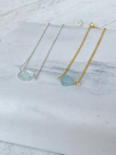 Load image into Gallery viewer, Birthstone Necklace - March - Aquamarine
