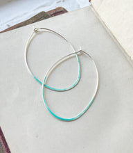 Load image into Gallery viewer, Crying Doesn&#39;t Make Me Weak It Makes Me Real Hoop Earrings
