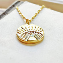 Load image into Gallery viewer, You Are Loved Rainbow Necklace
