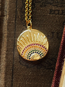 You Are Loved Rainbow Necklace