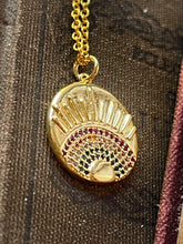 Load image into Gallery viewer, You Are Loved Rainbow Necklace
