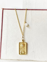 Load image into Gallery viewer, The Moon Tarot Card Necklace
