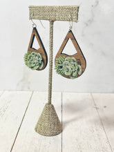 Load image into Gallery viewer, Sweet and Succulent Wooden Earrings
