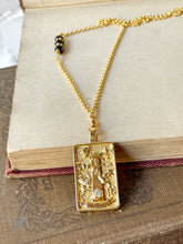 Load image into Gallery viewer, The Tower Tarot Card Necklace
