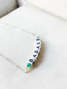 Badass Letter Necklace