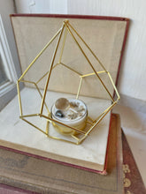 Load image into Gallery viewer, Gems &amp; Geometry Candle Holders - Smoky Quartz &amp; Obsidian
