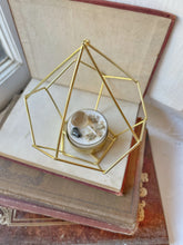 Load image into Gallery viewer, Gems &amp; Geometry Candle Holders - Smoky Quartz &amp; Obsidian
