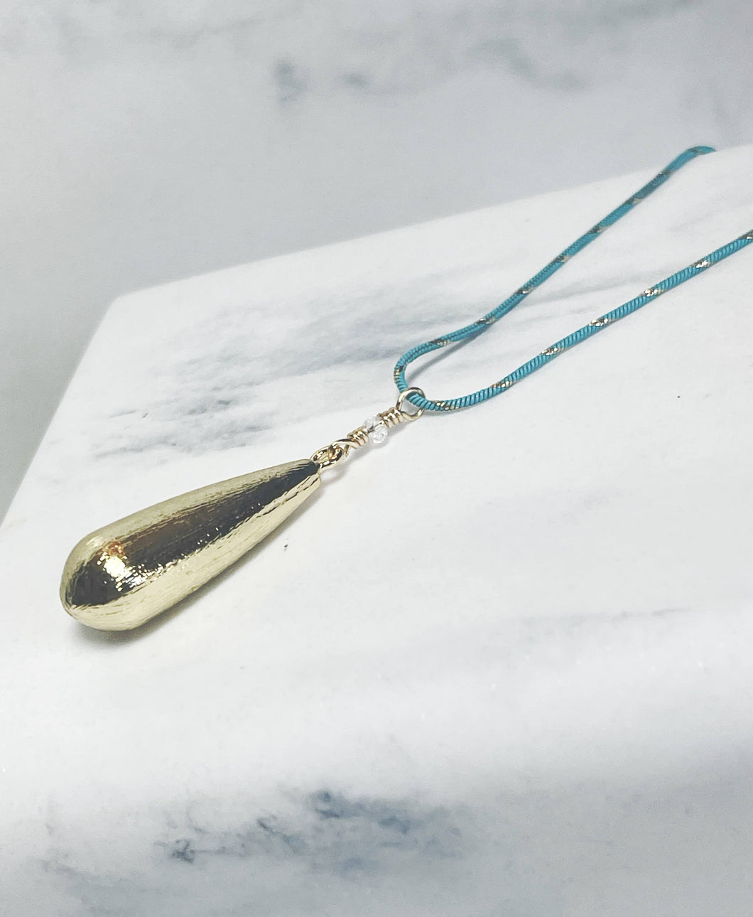 Golden Drop Necklace