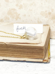 My Last F*ck Necklace