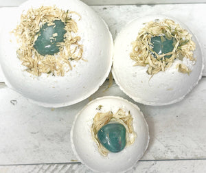 LIMITED EDITION - Aventurine & Chrysanthemum Bath Bomb